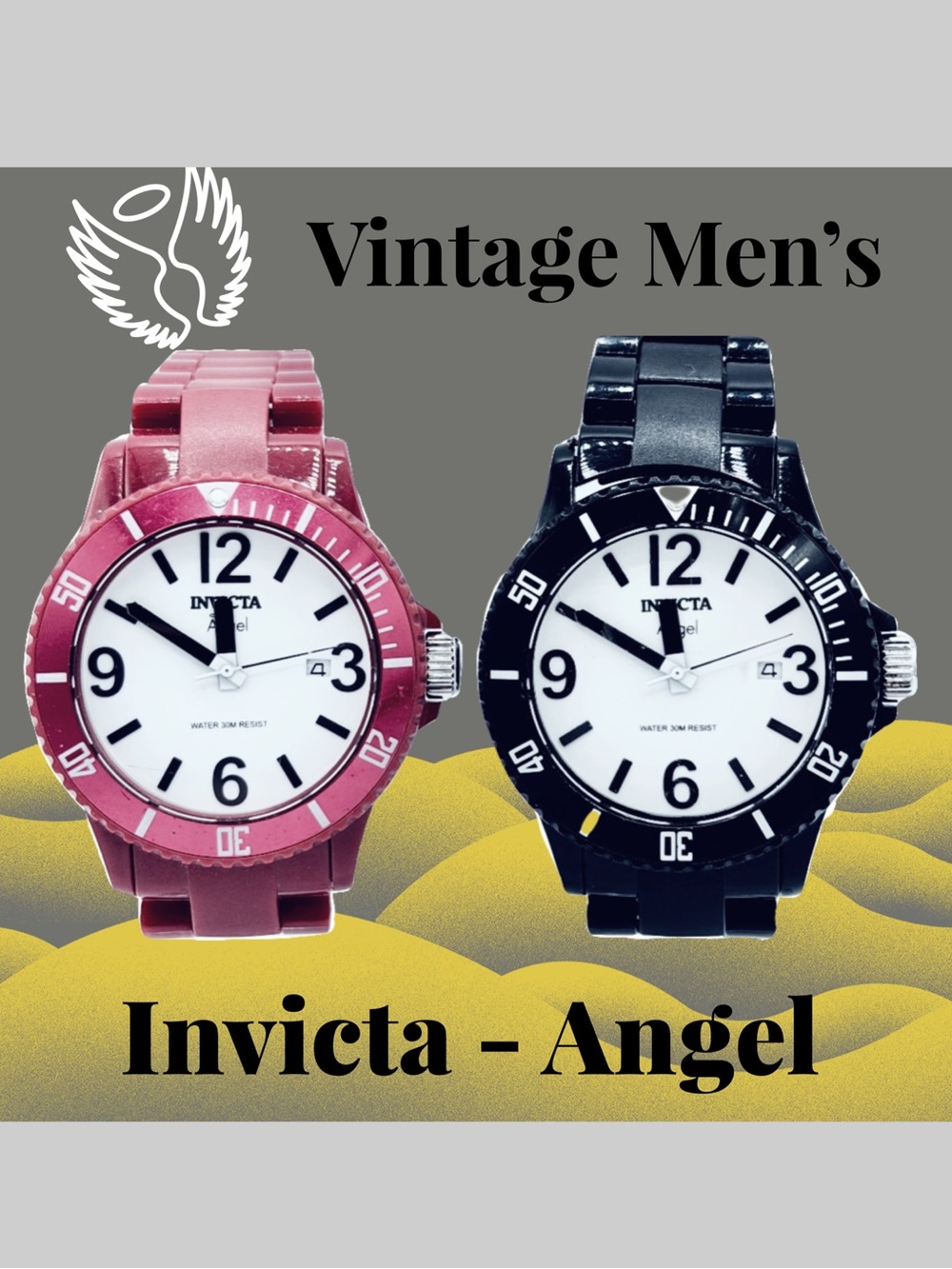 Vintage Untested Invicta - Angel Watches